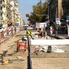Budowa Mpk Łódzki Tramwaj Regionalny ul. Piotrkowska