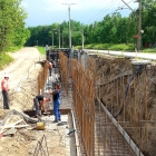 monolit przystanek PKP linia nr 16. Łódź